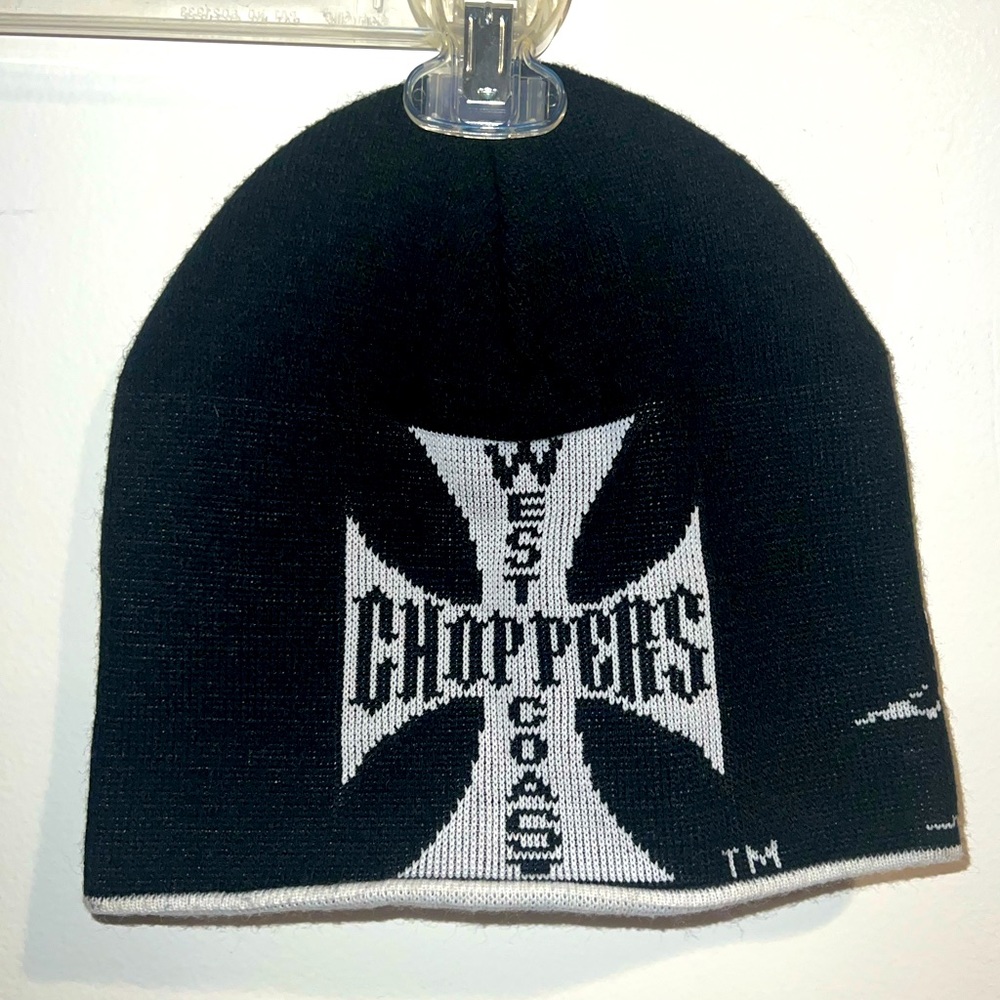 Vintage 1990s West Coast Choppers Cross Script Beanie